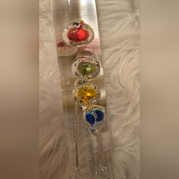 Galileo Thermometer Science Liquid Glass Guage Gadget - Picture 6 of 12